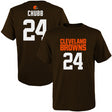 Browns Nick Chubb Youth Mainliner Name & Number T-Shirt