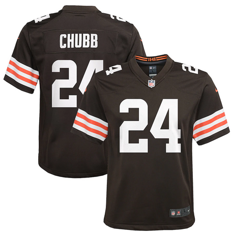 Browns Nick Chubb Youth Nike Game Jersey