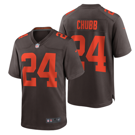 Browns 2021 Nick Chubb Adult Nike Game Jersey