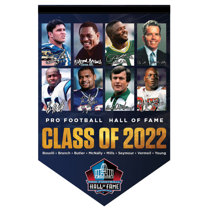 Pro Football Hall of Fame Class of 2022 Premium Banner