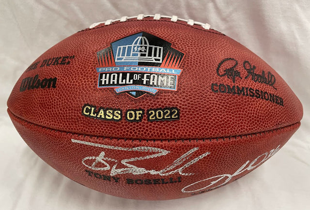 Class of 2022 Autographed Hall of Fame Football - Brown