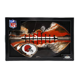 Browns Team Pride Recycled Metal Wall Art Football