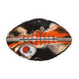 Browns Team Pride Recycled Metal Wall Art Football