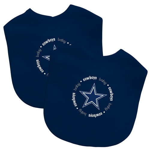 Cowboys 2 Pack Baby Bibs