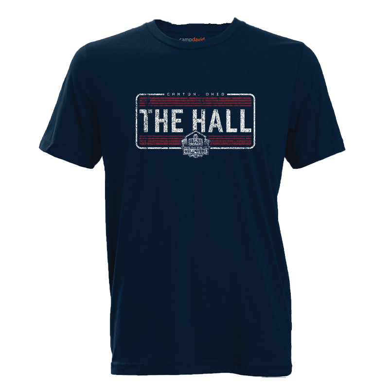 Hall Of Fame Camp David Cruiser Plate T Shirt Pro Football Hall Of Fame