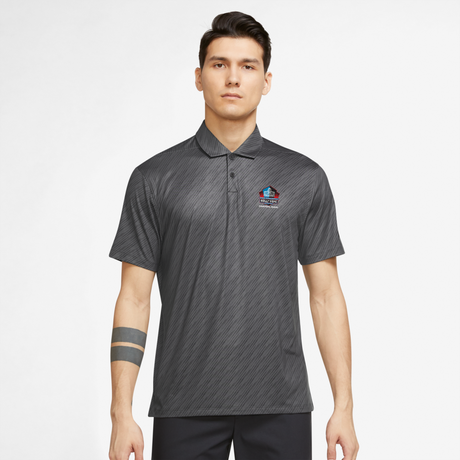 Hall of Fame Nike Vapor Stripe Polo - Gray