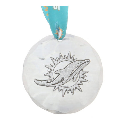 Dolphins Classic Round Aluminum Ornament