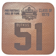 Dick Butkus Leather Player Coaster