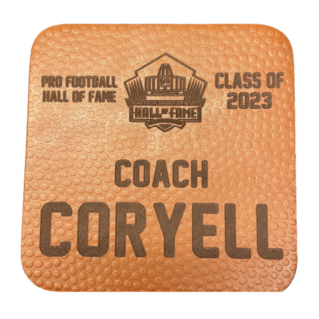 Don Coryell Class of 2023 Leather Player Coaster