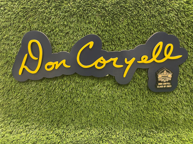 Don Coryell 3D Signature Color Wall Sign