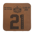 Deion Sanders Leather Player Coaster