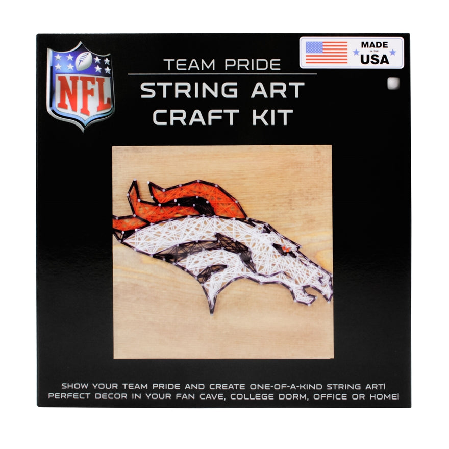 Broncos Team Pride String Art Set