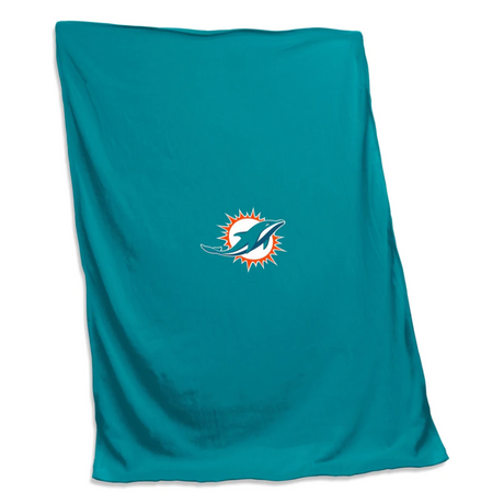 Dolphins Logo Brands Sweatshirt Blanket