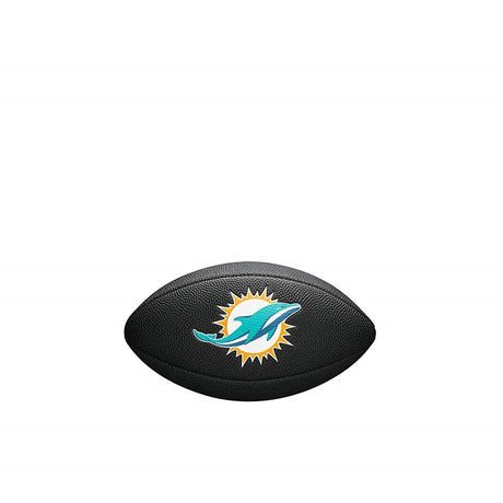 Dolphins Wilson® Mini Soft Touch Black Football