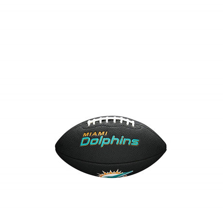 Dolphins Wilson® Mini Soft Touch Black Football