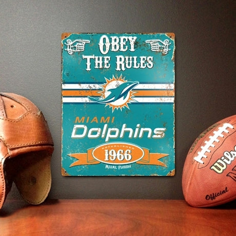 Dolphins Vintage Sign