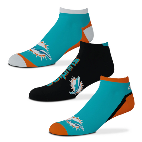 Dolphins For Bare Feet Flash 3 Pack Socks