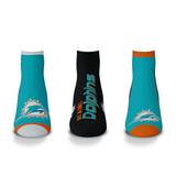 Dolphins For Bare Feet Flash 3 Pack Socks