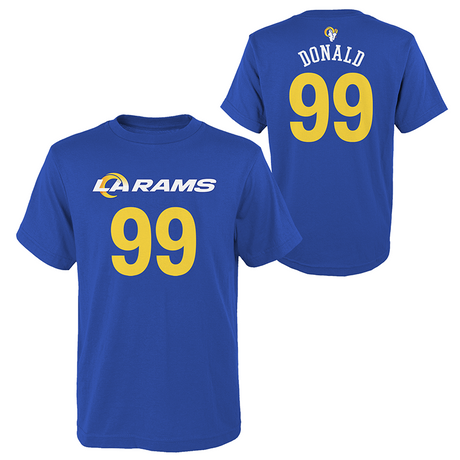 Rams Aaron Donald Youth Mainliner Name & Number Tee