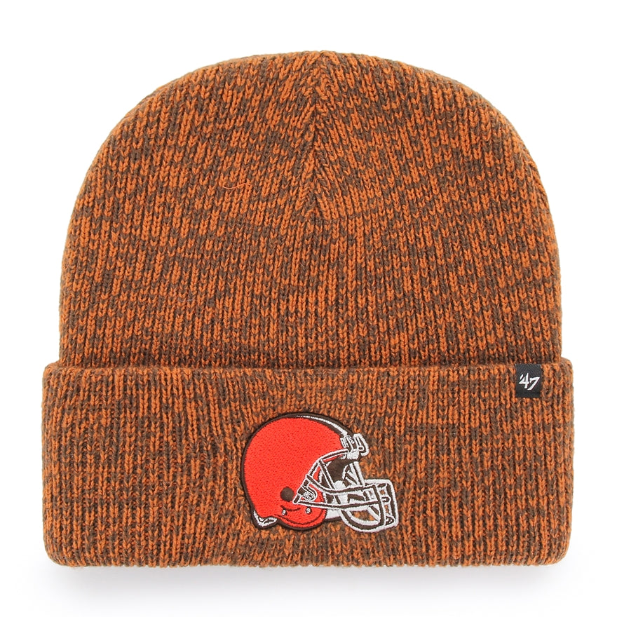 Browns '47 Brand Brain Freeze Cuff Knit Hat