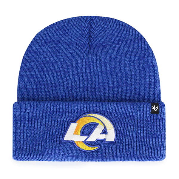 Rams 47 Brand Brain Freeze Cuff Knit Hat Pro Football Hall of Fame