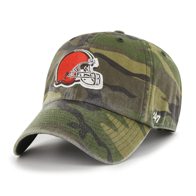 Browns '47 Brand Camo Clean Up Hat