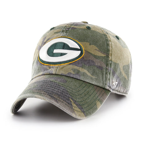 Packers '47 Brand Camo Clean Up Hat