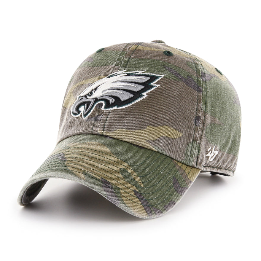 Eagles '47 Brand Camo Clean Up Hat