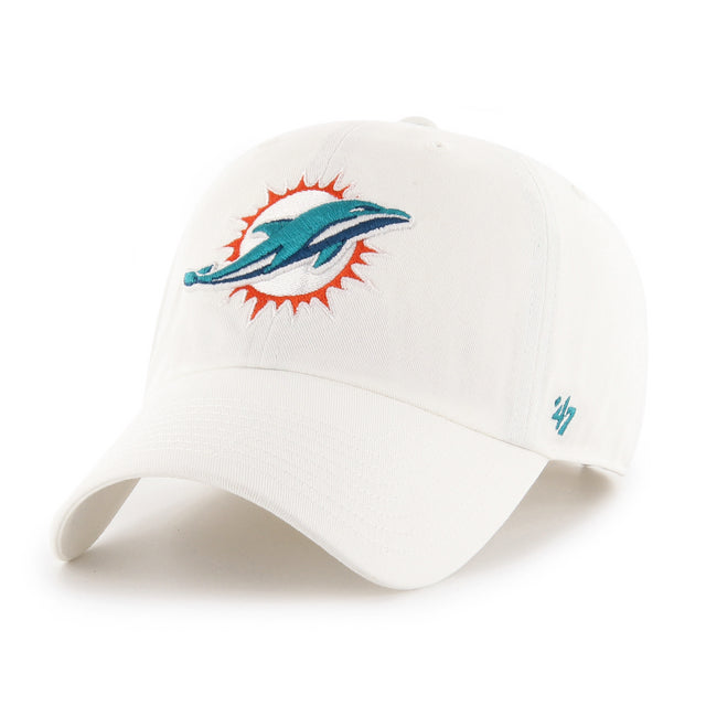 Dolphins White Clean Up Hat