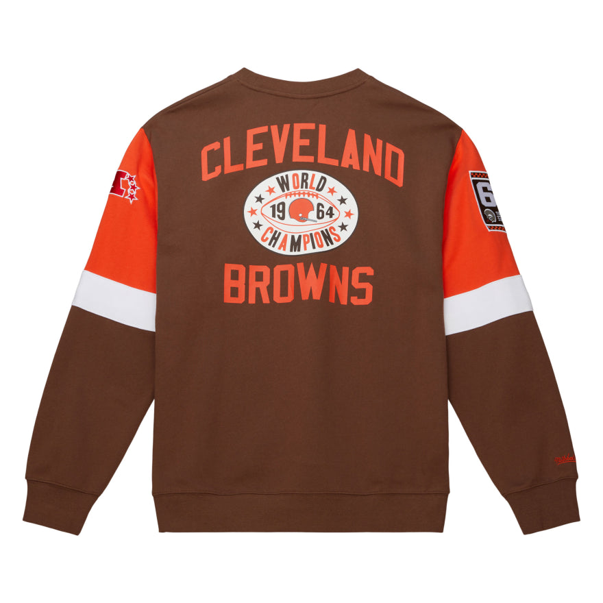 Browns All Over Mitchell and Ness Crewneck