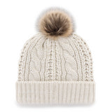 Hall of Fame '47 Brand Women's Ivory Meeko Cuff Knit Hat