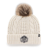 Hall of Fame '47 Brand Women's Ivory Meeko Cuff Knit Hat