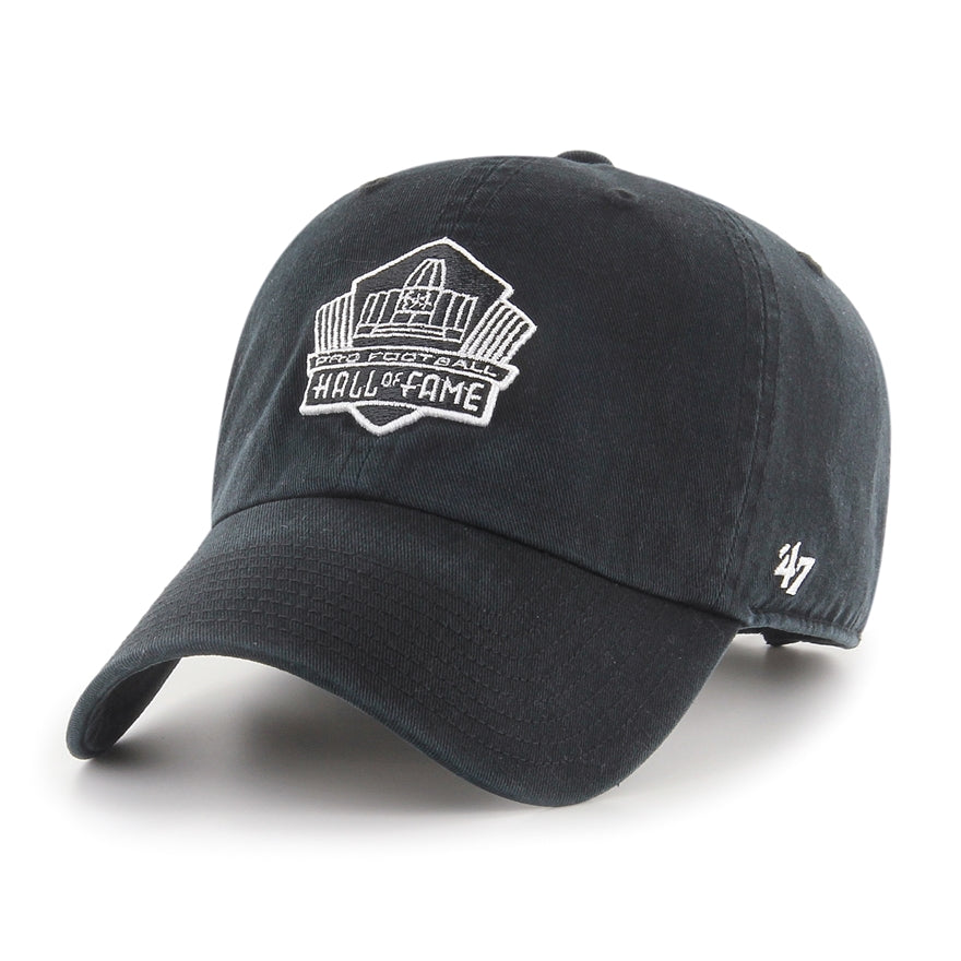 Hall of Fame '47 Brand Clean Up Black Logo Hat