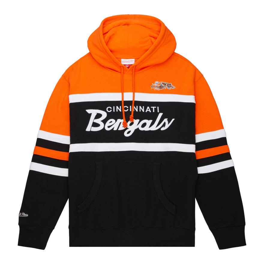 Bengals NFL Mitchell and Ness Coaches Sweatshirt