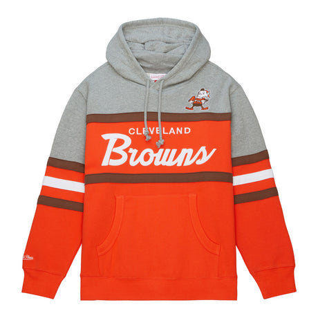 Browns NFL Mitchell and Ness Coaches Sweatshirt