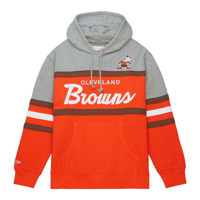 Browns NFL Mitchell and Ness Coaches Sweatshirt