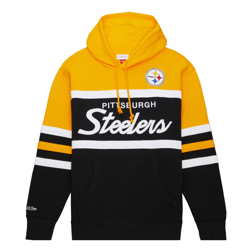 Steelers NFL Mitchell and Ness Coaches Sweatshirt