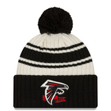 Falcons 2022 New Era® NFL Sideline Sport Knit Hat - Chrome White