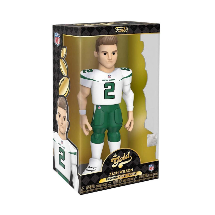 Jets Zach Wilson NFL Gold 12" Funko Pop!