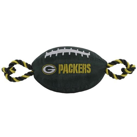 Packers Pets First Nylon Football Rope Dog Toy