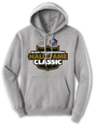 Black College Football Hall of Fame Classic Logo Hoodie -Gray