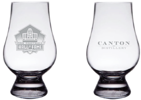 Hall of Fame Canton Distillery Glencairn Whiskey Glass