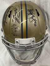 Class of 2022 Autographed Hall of Fame Replica Speed Helmet - Gold