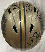 Class of 2022 Autographed Hall of Fame Replica Speed Helmet - Gold