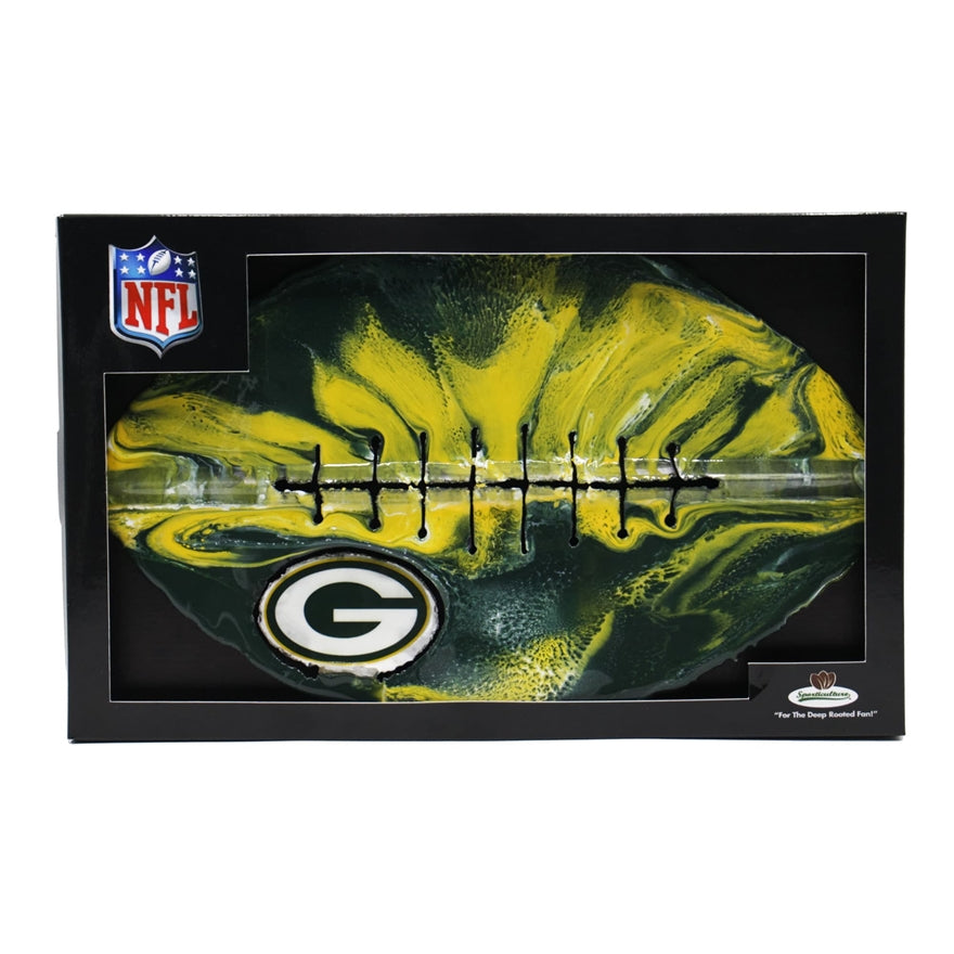 Packers Team Pride Recycled Metal Wall Art Football