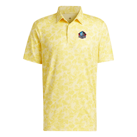 Hall of Fame Adidas Prisma Print Polo - Yellow