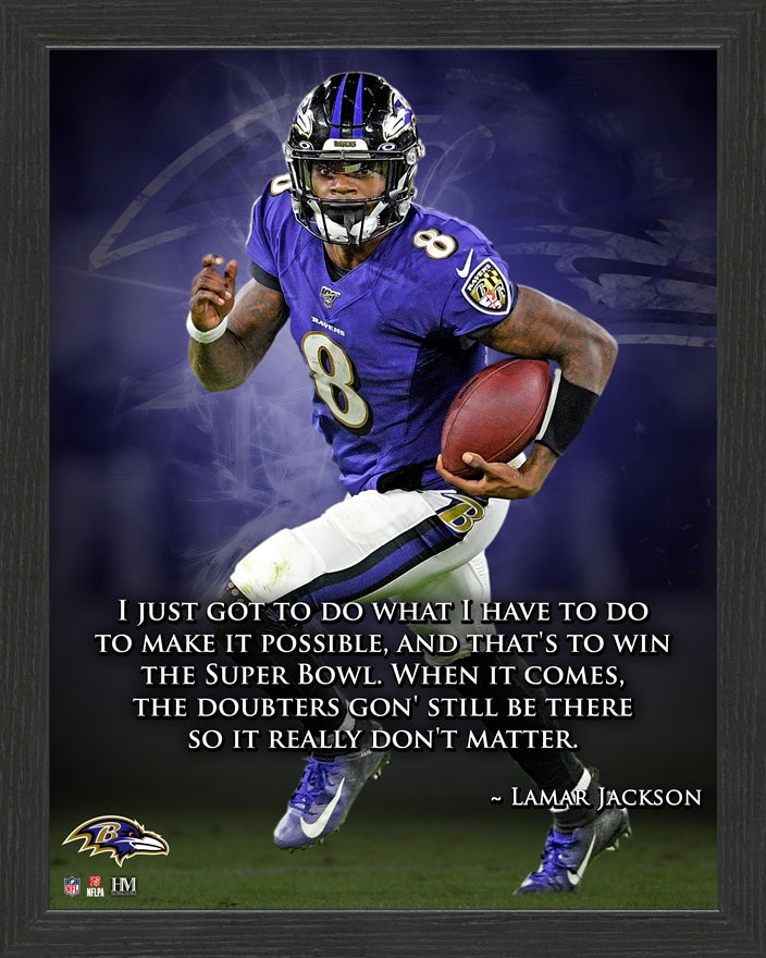 Lamar Jackson Inspiration Frame