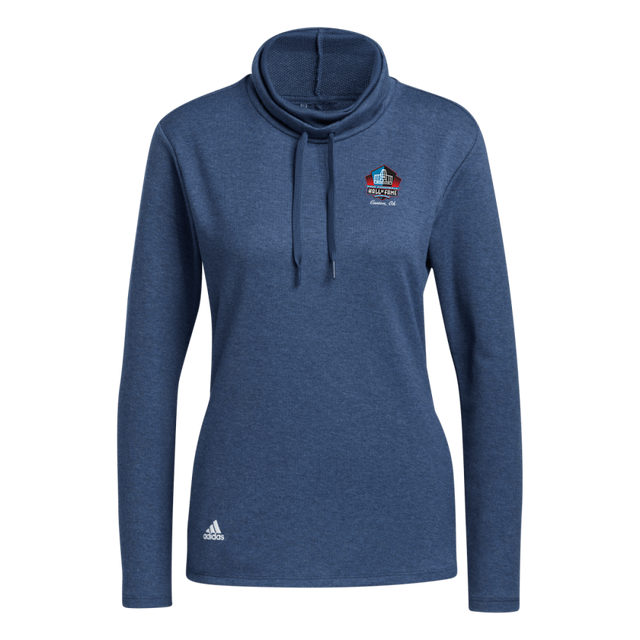 Hall of Fame Women's Adidas® Melange Pullover- Navy