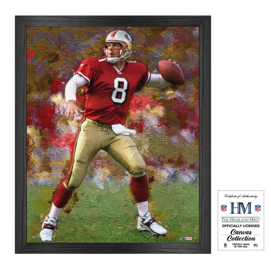 San Francisco 49ers Steve Young 16x20 Framed Canvas – Pro Football Hall ...