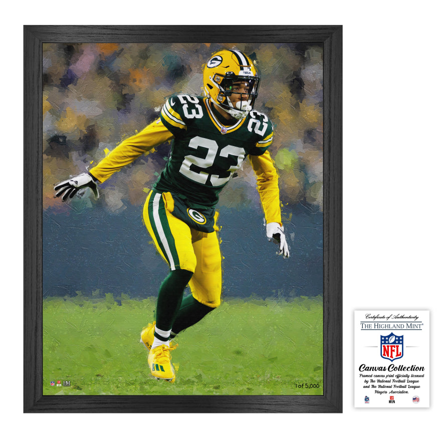 Green Bay Packers Jaire Alexander 16x20 Framed Canvas